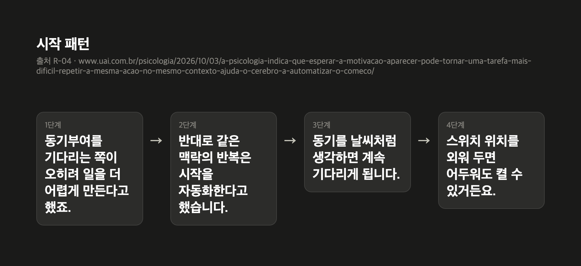 시작 패턴
